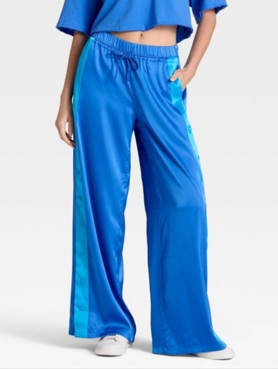 JoyLab Pants - NWT Joy Lab Low-Rise Straight Leg Pants Supersonic Blue/Turquiose Small
